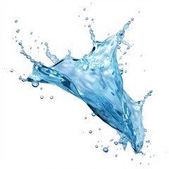 splash water on isolate transparency background, PNG 