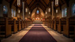 Corpus Christi Catholic church ceremony ostensory for worship Copy space image Place for adding text or design 