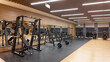 © zhouyilu - Modern gym interior with equipment