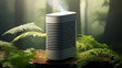 Air purifier in the forest for advertising