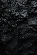Background Plastic Background Wrinkled Material Textured Abstract Crumpled Black Pattern Blank