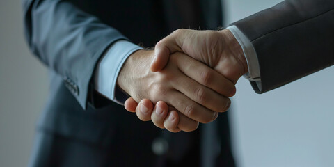 handshake between two businessmen