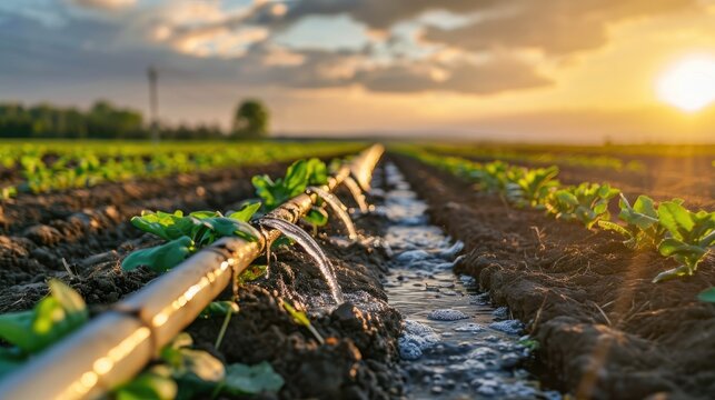 precision irrigation systems and agricultural practices contributing to the efficient use of water i
