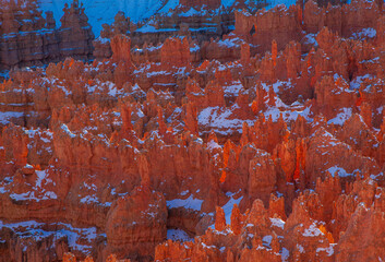 Wall Mural - Scenic Winter Landscape in Bryce Canyon National Park Utah