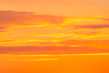 Wall Mural - Sunset sky with sunset clouds and watercolor sky