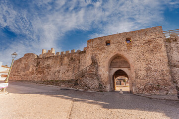 Wall Mural - Gate of the town of Coca in Segovia. Spain.