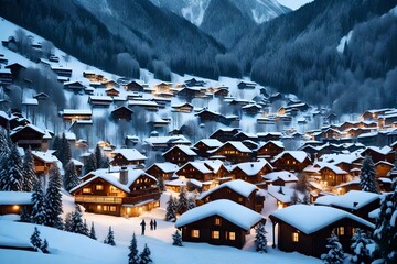 houses in the mountains