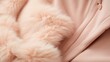 Closeup of a Peach Fuzz cashmere loungewear set, providing both warmth and style on chilly days.