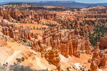 Wall Mural - Scenic view from Sunset Point, Bryce Canyon National Park 