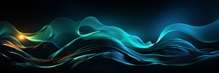 Wall Mural - a fun green abstract background.