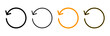 Refresh icon set vector. Reload sign and symbol. Update icon.