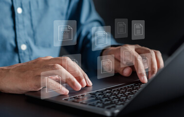 Leinwandbilder - Quality Certificate and Checklist document analyst target marketing planning assignment with quality management. Standardization, certification. Compliance to regulations service and standards.