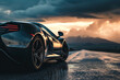© Zeshan Qazi - A supercar's sleek profile against a stormy sky backdrop