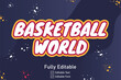 © Moin Hossain - basketball gaming text effect