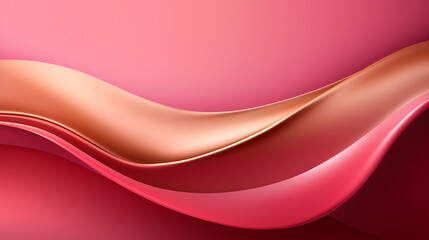 Wall Mural - luxury golden line background pink shades in 3d abstract