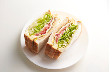 Poster - sandwich with ham and cheese