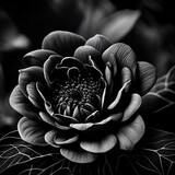 Fototapeta Tulipany - black flower
black flower background