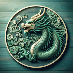 Chinese New Year 2024, year of the dragon, celebrate the end of winter and the beginning of spring