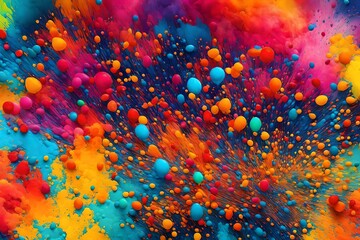 Wall Mural - abstract colorful background