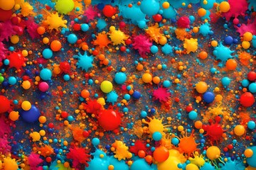 Wall Mural - abstract colorful background