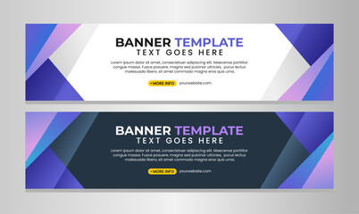 Wall Mural - Modern business banner template design