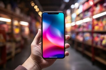 a hand holding a cell phone