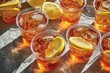 © Kyle - a group of cups of iced tea with lemons