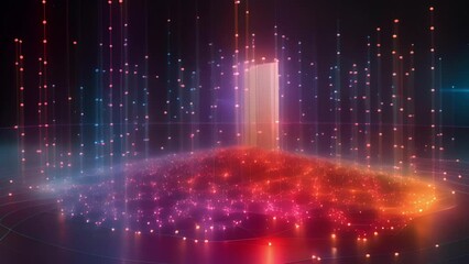 Wall Mural - a visual representation of the level of confidence or uncertainty in an ai systems decision, using c