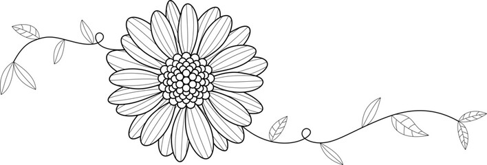 simple hand drawn flowers 