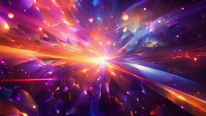 Wall Mural - a dynamic and everchanging kaleidoscope of colors and patterns, mirroring the emergence of behaviors