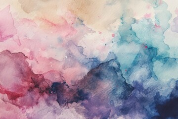 Wall Mural - abstract watercolor background