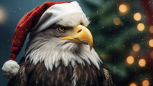 Bald Eagle Claus: Patriotic Christmas Raptor