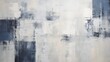 Grey, blue, white in an avant-garde abstract color pattern abstract oil texture background. Paint on canvas. Generative AI