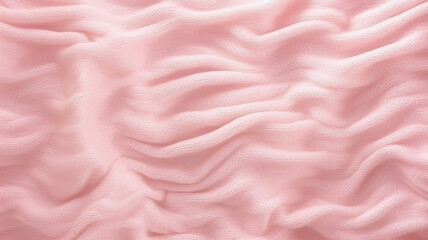 Wall Mural - Pink texture knitted fabric, fiber background cozy style