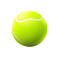 tennis ball isolated on white