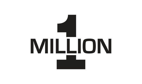 1 million or one million text