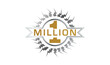 one million text or Logo Design