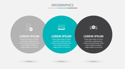 Poster - Set Video chat conference,  and Movie, film, media projector. Business infographic template. Vector