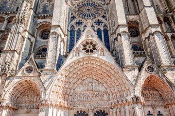 Wall Mural - Cathedral Saint Stephen, Bourges, France, exteriors