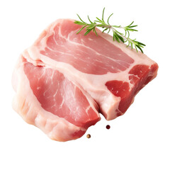 raw pork chops