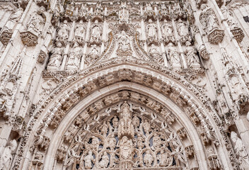 Wall Mural - exteriors of Saint Riquier abbey, Somme, France