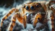 A Close Up of a Jumping Spider
