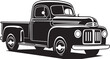 © BABBAN - Vintage Loaders Logo Icon Emblem Nostalgic Transport Black Logo Design