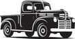 © BABBAN - Iconic Cargo Vintage Emblem Design Retro Carrier Black Truck Logo