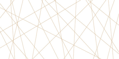 Wall Mural - abstract luxury gold geometric random chaotic lines. random geometric line pattern on a transparent 