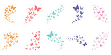 Flying Butterflies Illustration