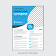 © NIHTMOD - Corporate business flyer template design, advertising flyer, abstract business promotion flyer or vector template design