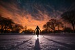 Ice Skating Under the Stars - Generative AI