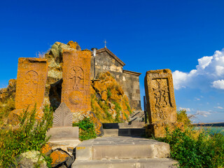 Wall Mural - Hayravank Monastery, Lake Sevan, Armenia