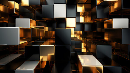Wall Mural - Digital technology abstract graphics poster web page PPT background, abstract background